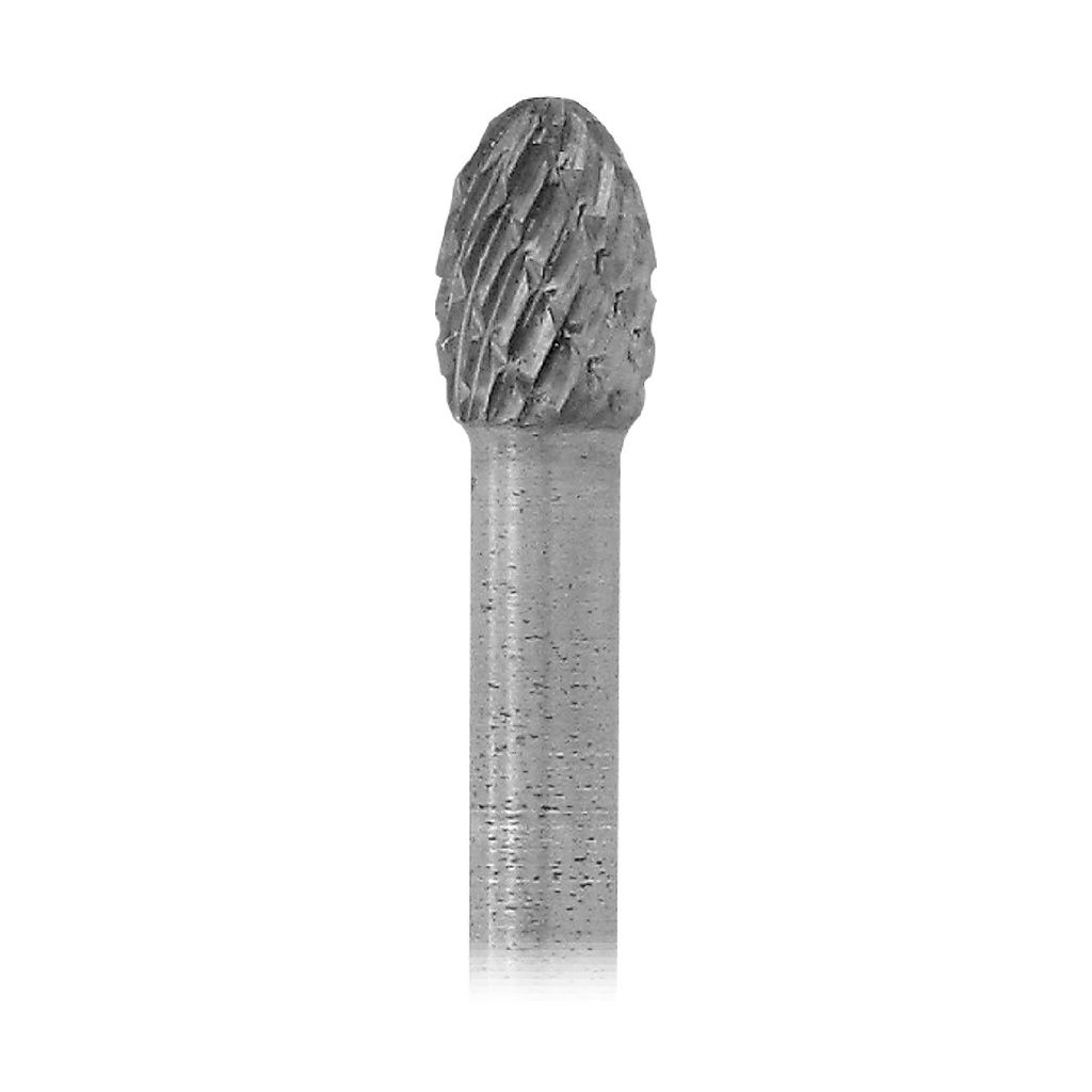 [129-1680] 1-1/2" Solid Carbide Burs - 1/8" Shank, 3/16" x 9/32" Plain Cut