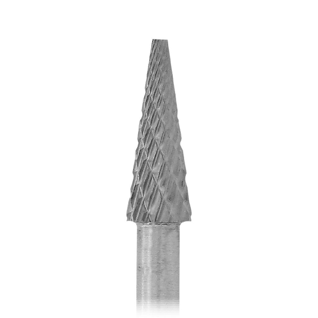1-1/2" Solid Carbide Burs - 1/8" Shank, 3/16" x 1/2" Plain Cut, Blunt Point