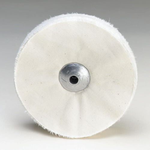 Loose White Muslin Buff - Lead Center, 4" x 54 Ply