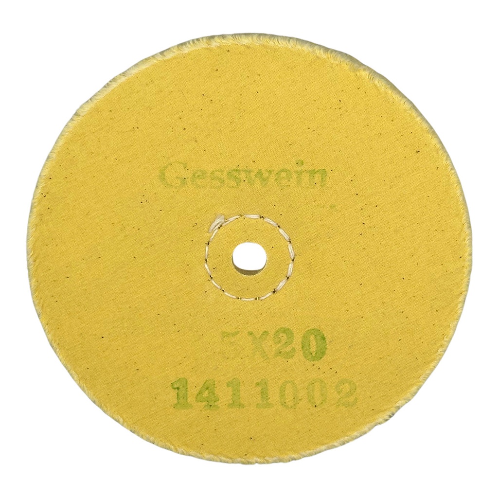 Loose Yellow 5x20 3/8" Arbor Hole Muslin Buff