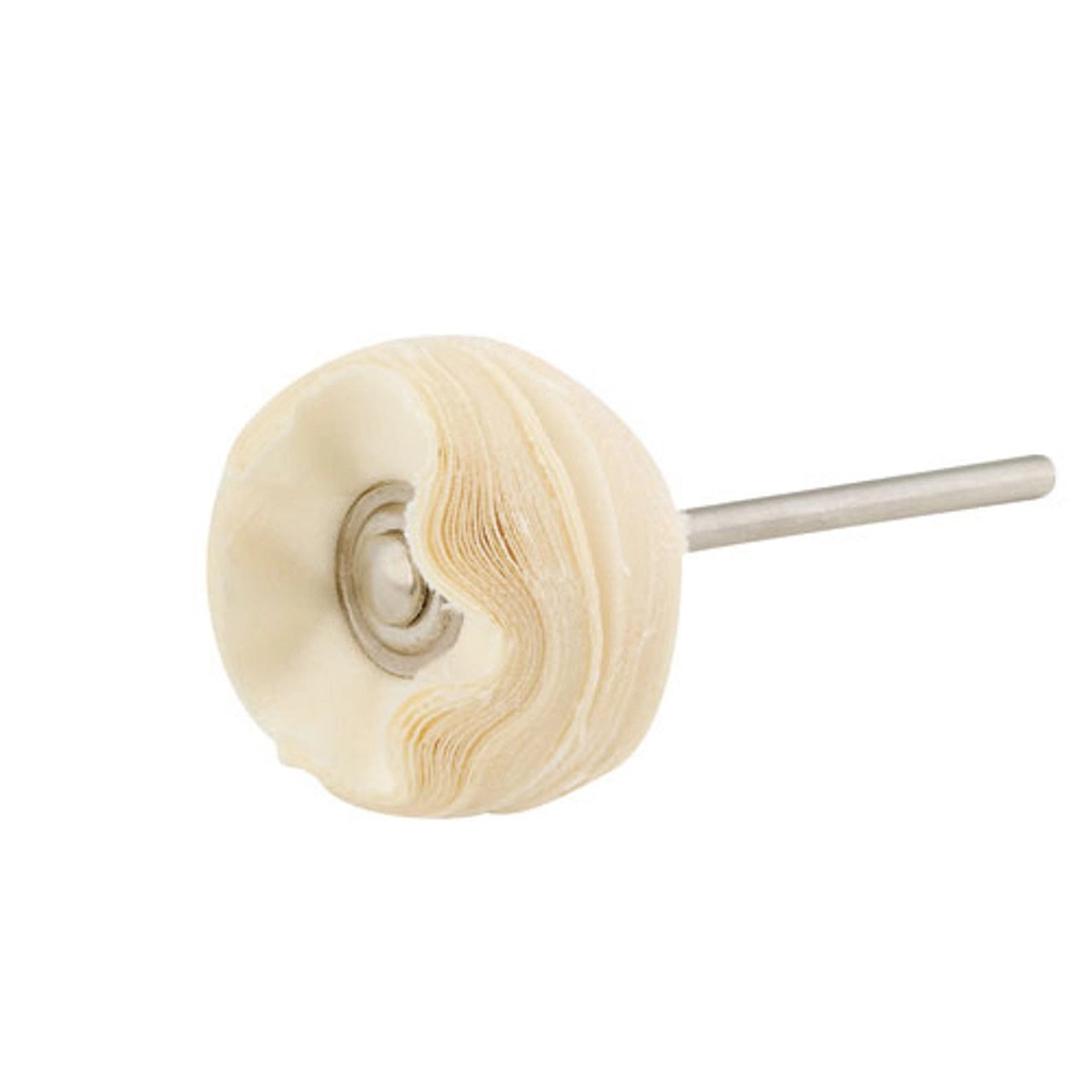 Mounted Muslin Buffs - White 7/8"