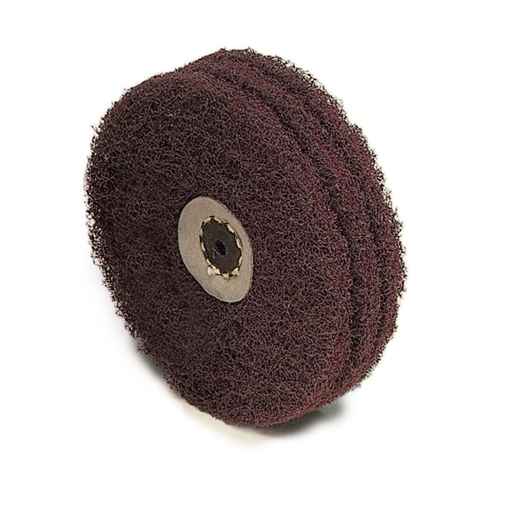 4" Satin Finish Buffs - 3-Ply, Fine