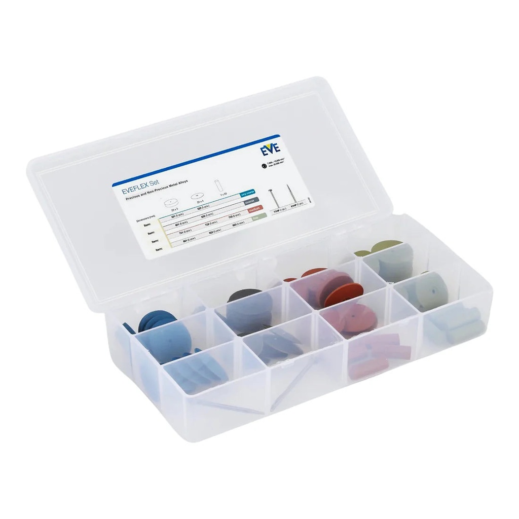 [145-1101] EVE® Poly Polishers EVEFLEX Unmounted Set of 52