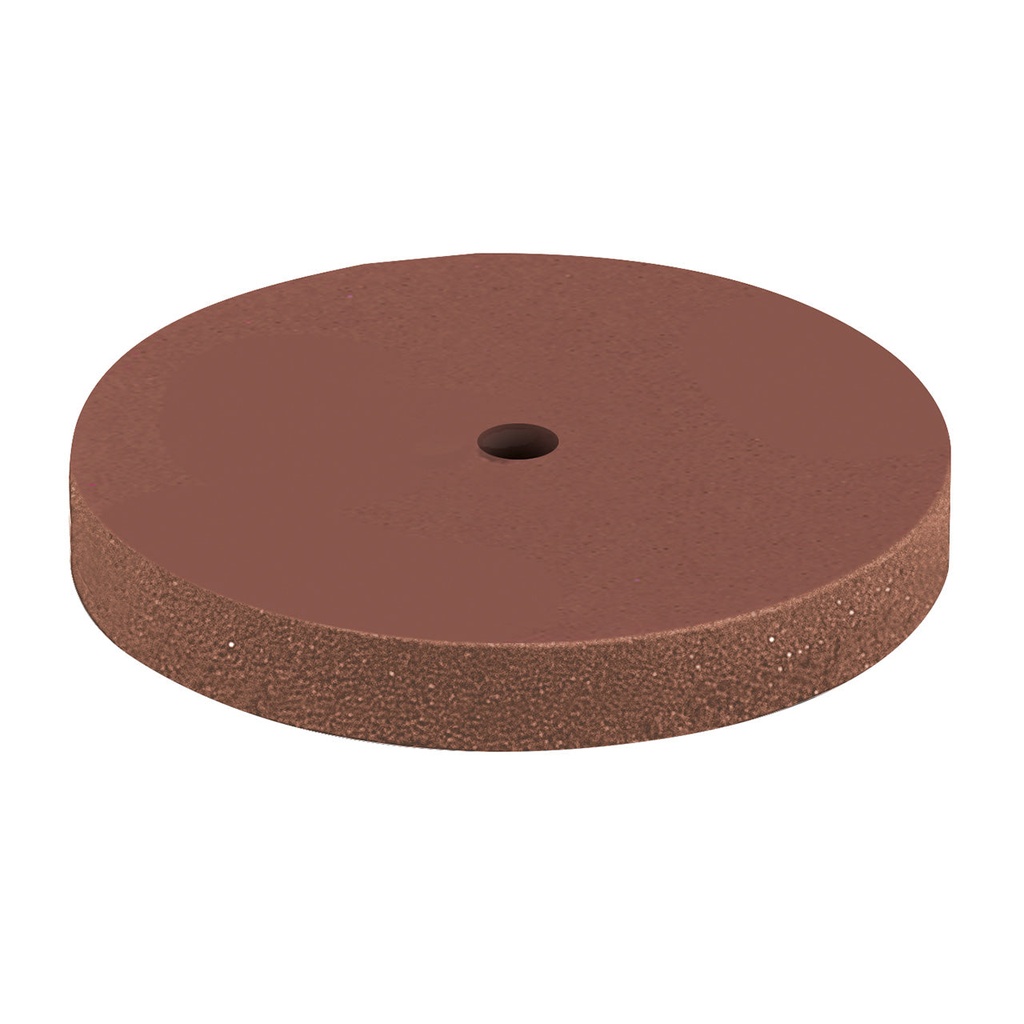 EVE® Poly Polishers EVEFLEX 7/8" Square Edge Wheel Reddish Brown Medium Grit (Pkg. of 10)