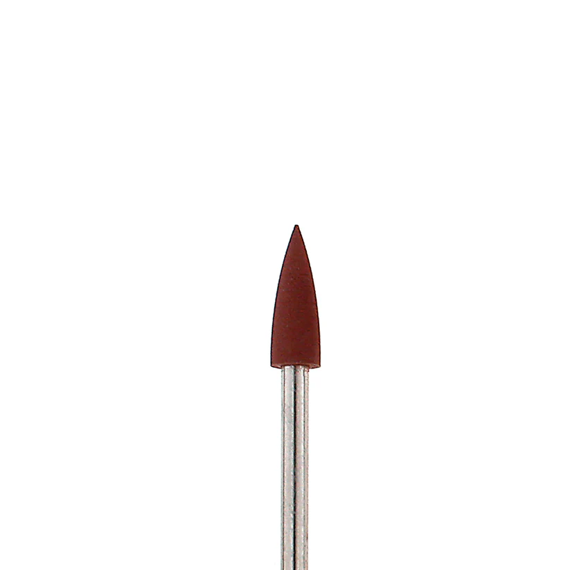 EVE® Poly Polishers EVEFLEX 4x12mm Large Point Reddish Brown Medium Grit (Pkg. of 10)