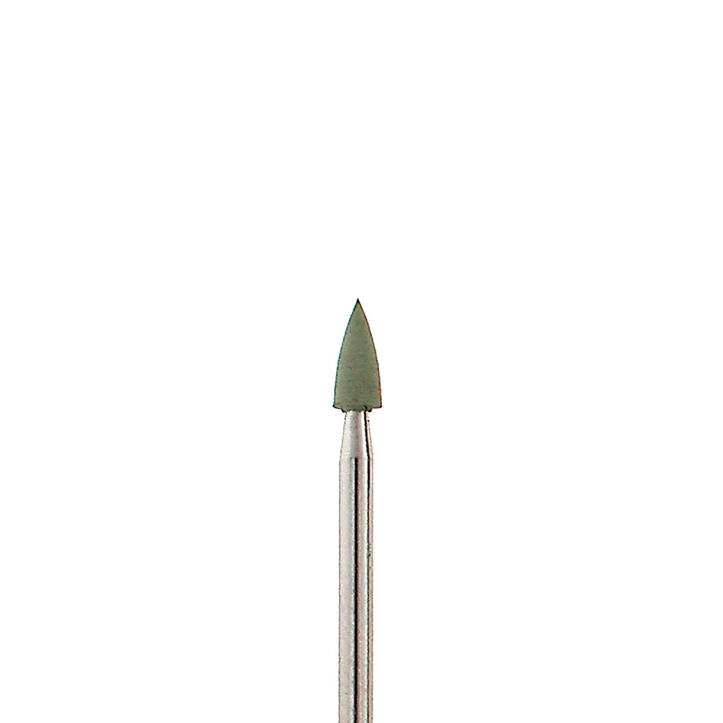 EVE® Poly Polishers EVEFLEX 3.3x7.5mm Small Point Green Fine Grit (Pkg of 10)