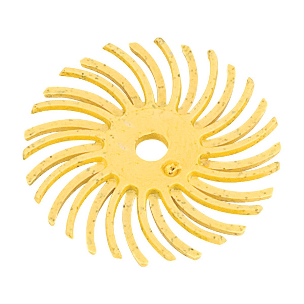 3M™ Radial Bristle Discs - 1"  White, 120 grit (Pkg. of 12)