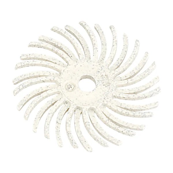 3M™ Radial Bristle Discs - 1"  White, 120 grit (Pkg. of 12)