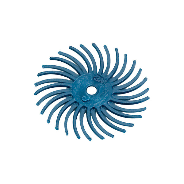 3M™ Radial Bristle Discs - 3/4" Blue, 400 grit (Pkg. of 48)