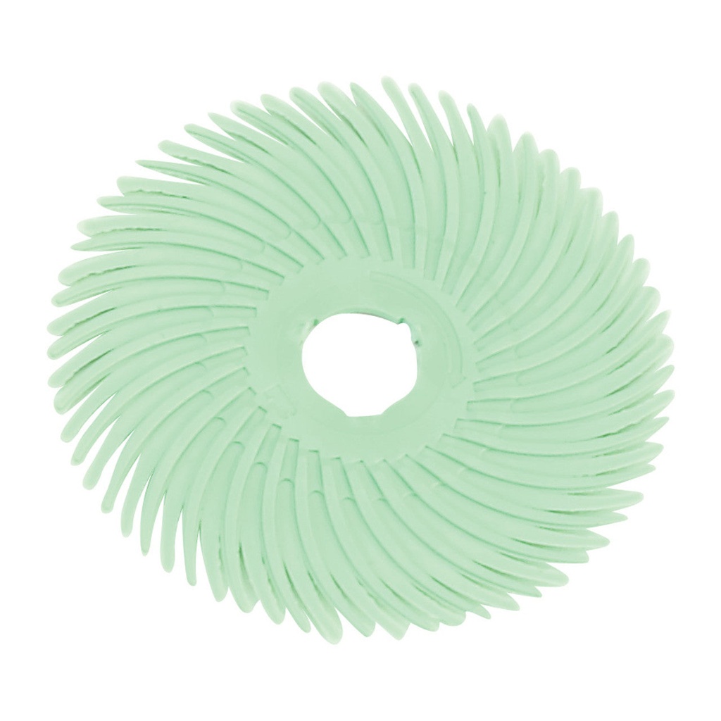 3M™ Radial Bristle Discs 2" (Pkg. of 40) - Light Green (1 Micron)