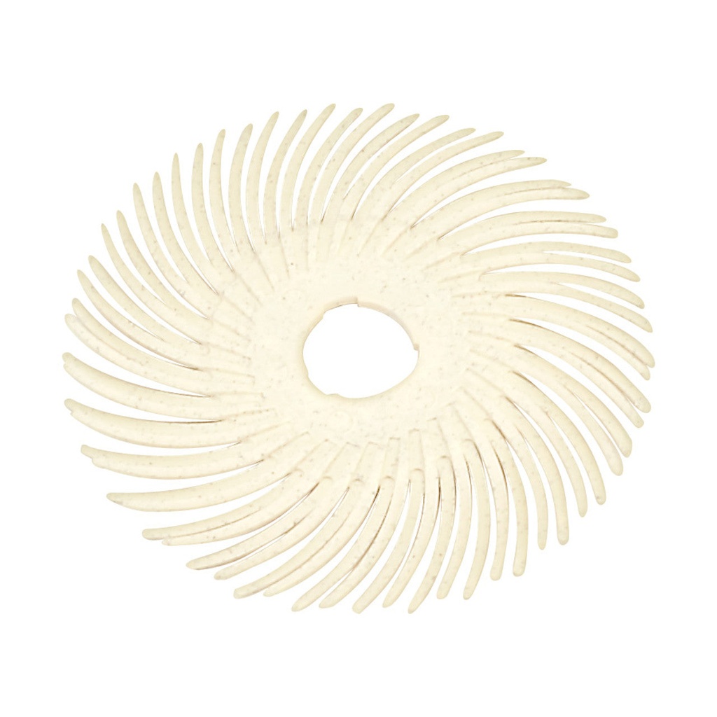 3M™ Radial Bristle Discs 2" (Pkg. of 10) - 2" White (120 grit)