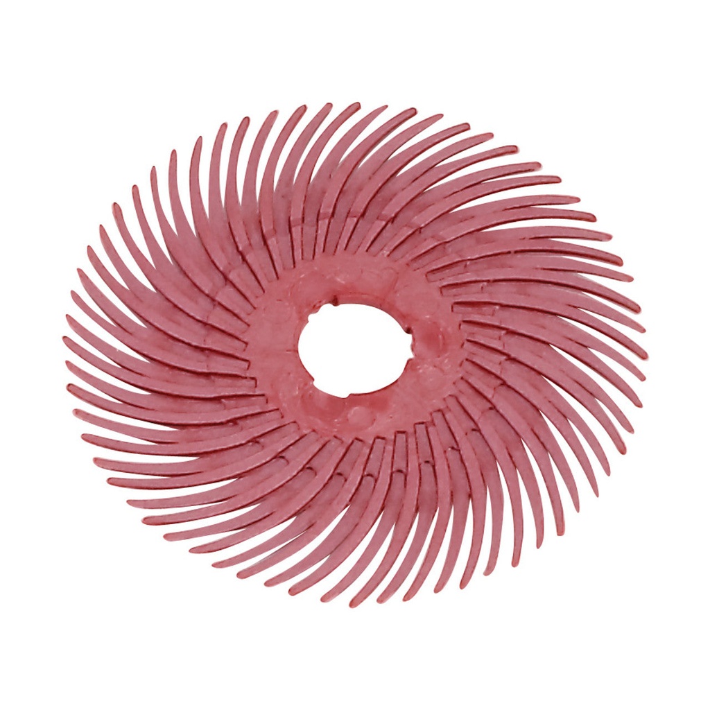 3M™ Radial Bristle Discs 2" (Pkg. of 10) - 2" Red (220 grit)