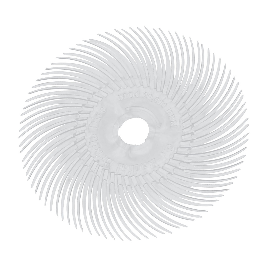 3M™ Radial Bristle Discs 3" (Pkg. of 10) - 3" White (120 grit)