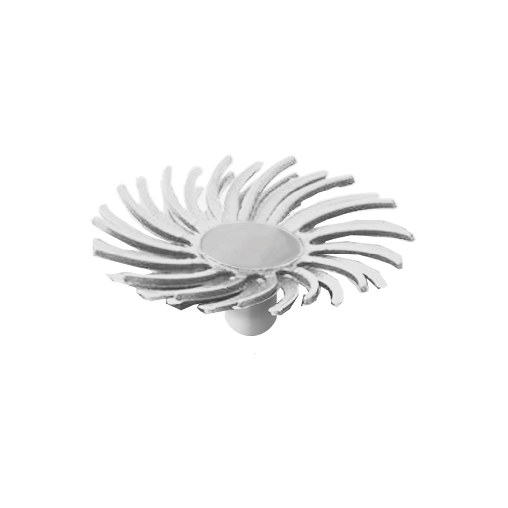 Dedeco® SUNBURST® Snap Radial Discs - 1/2", 120 grit White