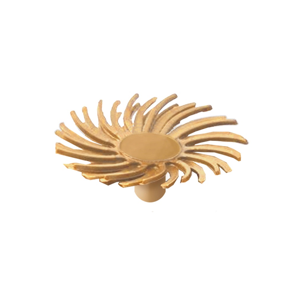 Dedeco® SUNBURST® Snap Radial Discs - 1/2", 6 Micron Peach