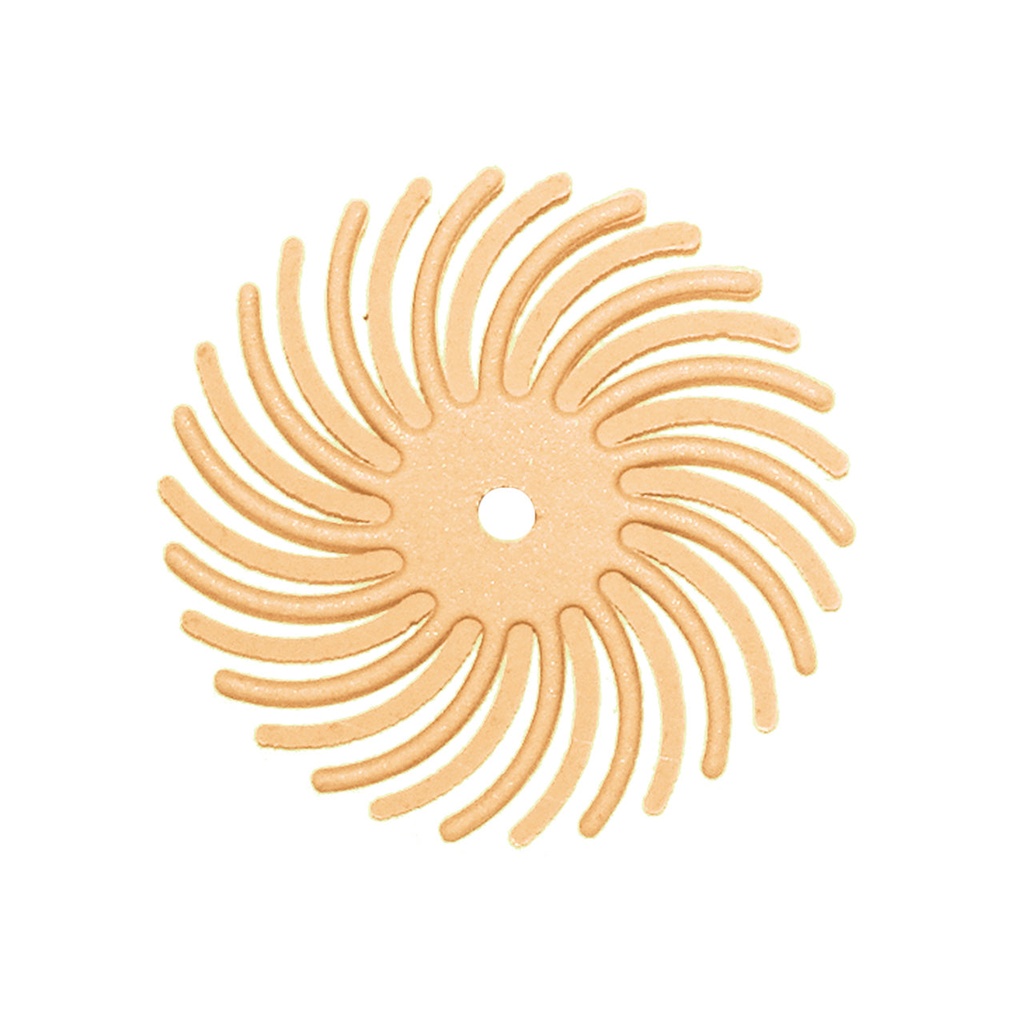 [145-5088] Dedeco® SUNBURST® Radial Discs - 7/8" 6 Micron (Pkg. of 48) Peach