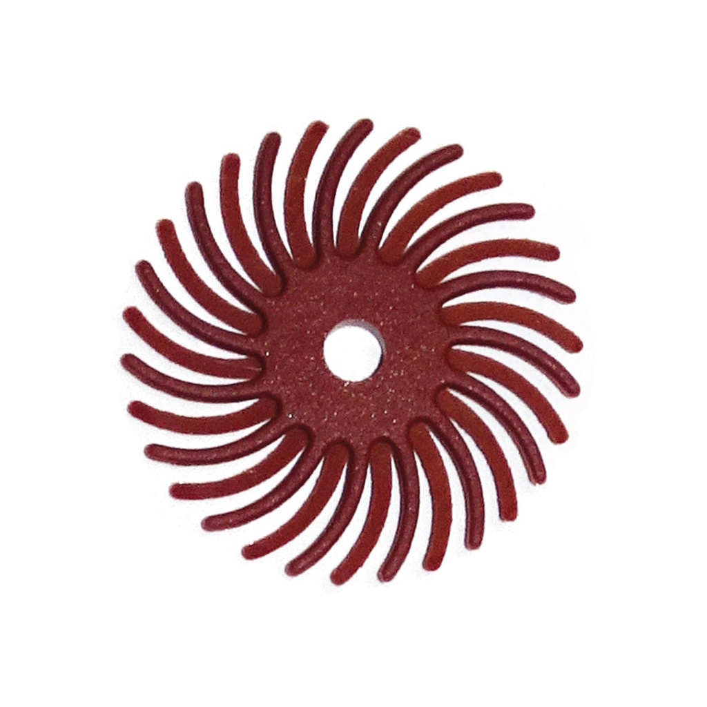 Dedeco® SUNBURST® Radial Discs - 1", 220 Red (Pkg. of 12)