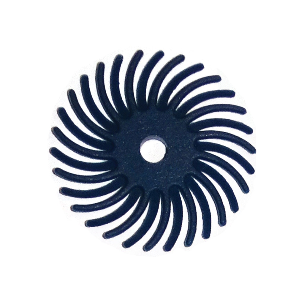 Dedeco® SUNBURST® Radial Discs - 1" Blue, 400 Grit (Pkg. of 48)
