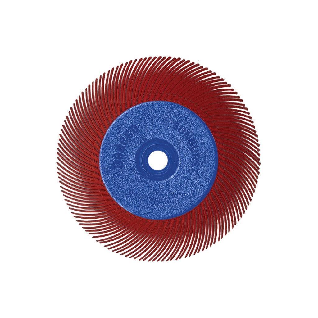 Dedeco® SUNBURST® Radial Discs - 6" 8-Ply, Red