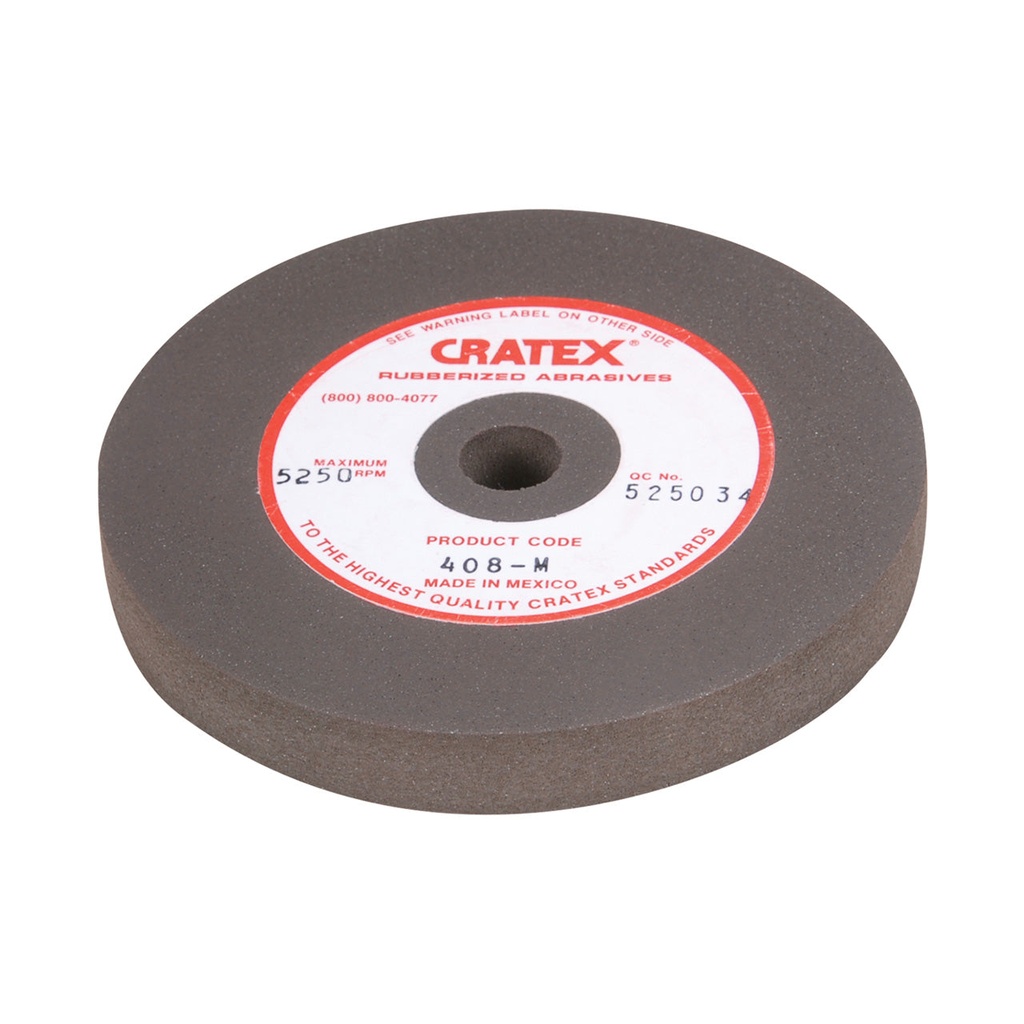 Cratex® Large Wheel, 4"x1/2" - 408 Medium