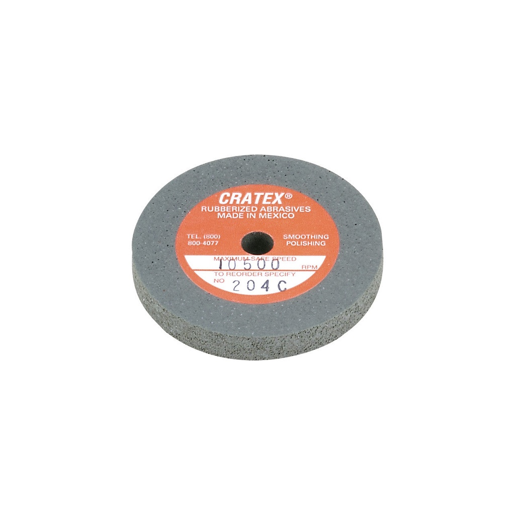 Cratex® Large Wheel, 2"x1/4" - 204 Coarse