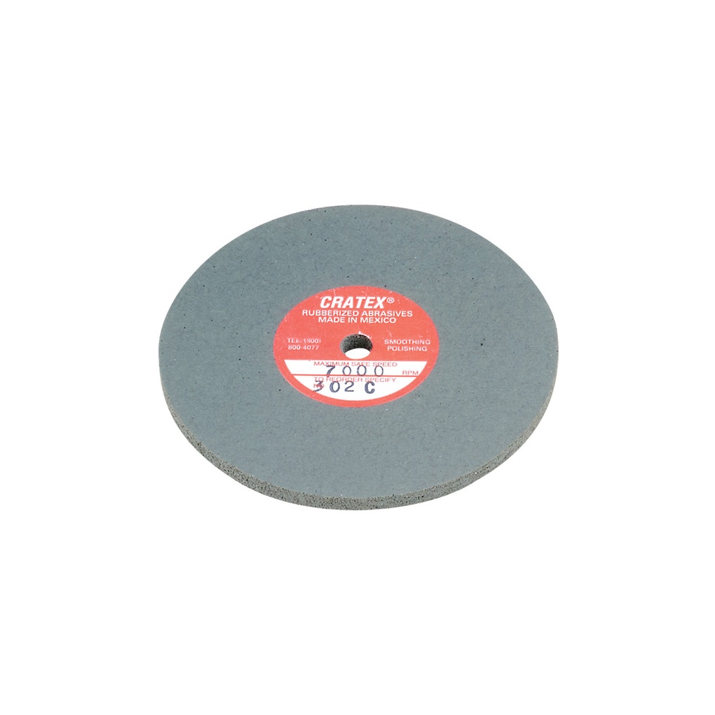 Cratex® Large Wheel, 3"x1/8" - 302 Coarse