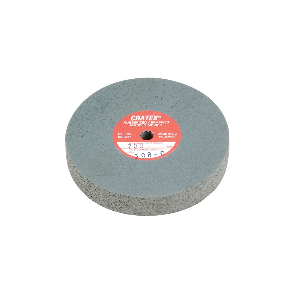 Cratex® Large Wheel, 3"x1/2" - 308 Coarse