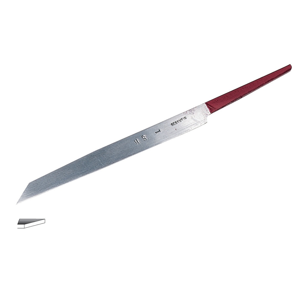 Gesswein® Red Tang Flat 44 Graver