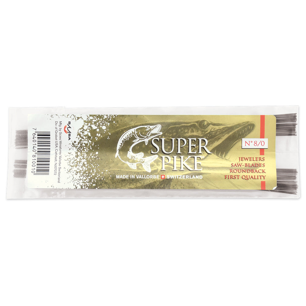 [185-1515] Super Pike® Swiss Saw Blades - 8, 1 Dozen