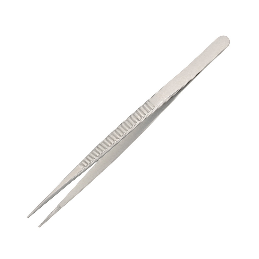 Dumont® Diamond Serrated Tip Tweezers - Stainless, Medium Point