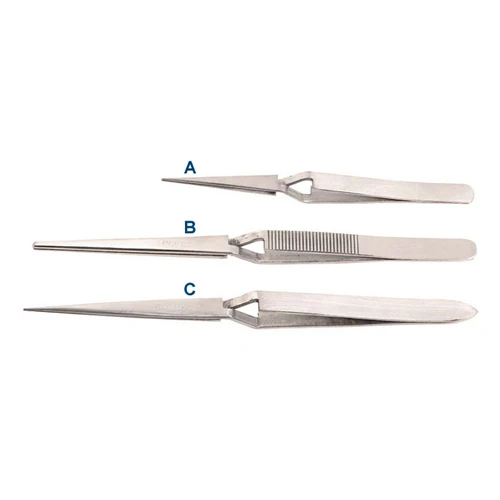Cross-Locking Pointed 4-3/4" Tweezers