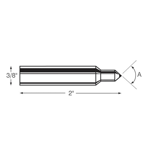 Diamond Cone Points - CP2, 90°