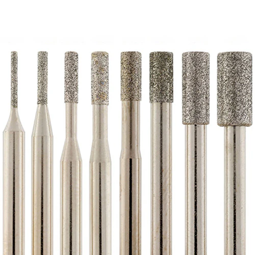 Diamond Burs, 1/8" Shank - 30-Piece Set