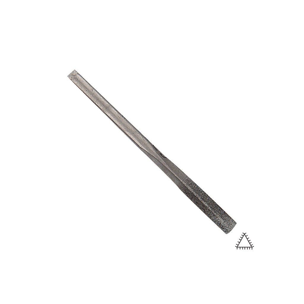 [240-1545] Three-Square 4.5mm Gesswein® Diamond Poli File Medium