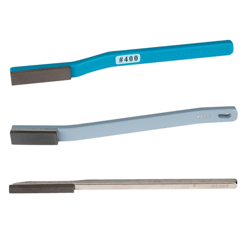[240-3035] Flat 1200 Grit Plastic Handled Resinoid Diamond Lapper