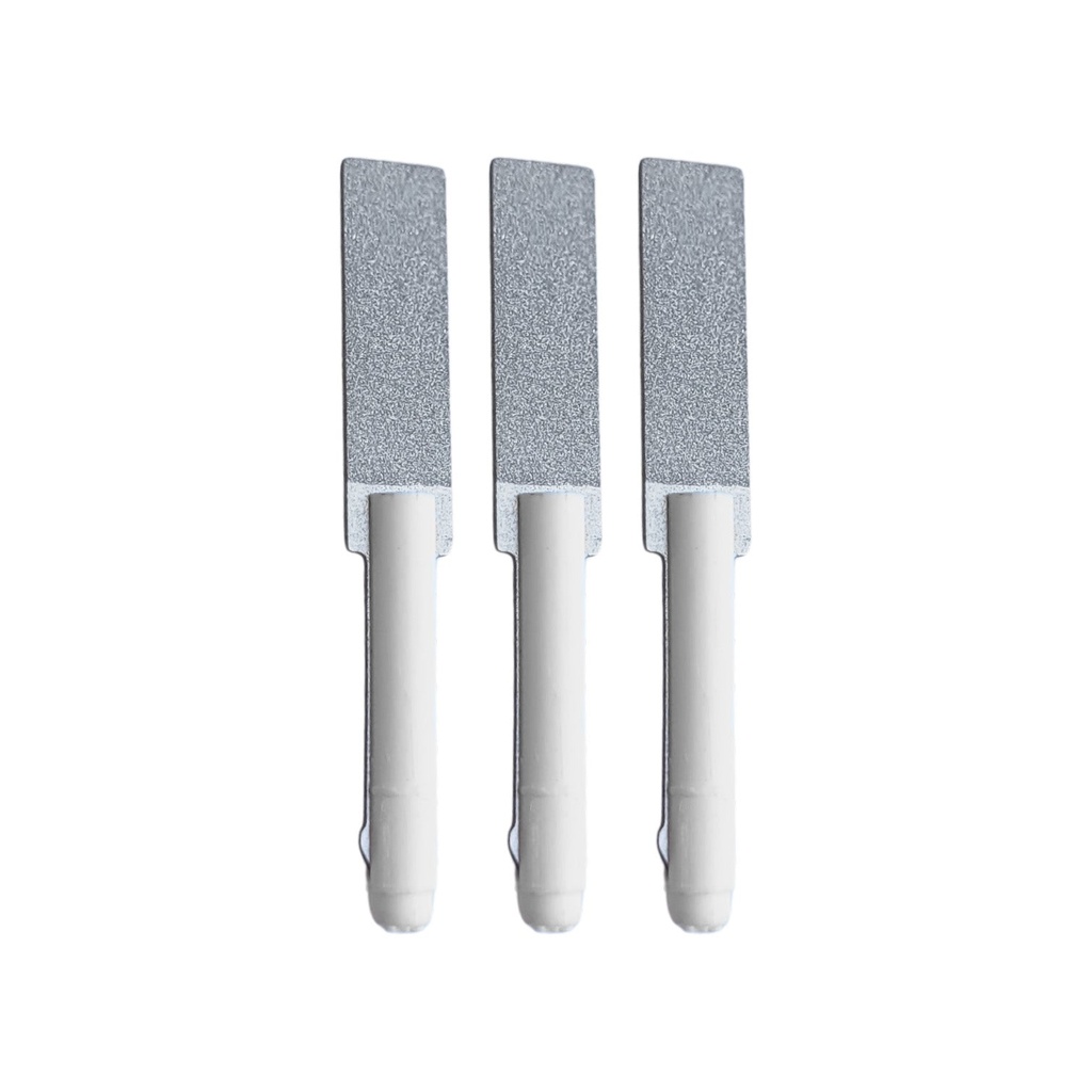 Mini-Filer Diamond Tips, 2mm Shank - Rectangle, 30 Micron (Pkg. of 3)