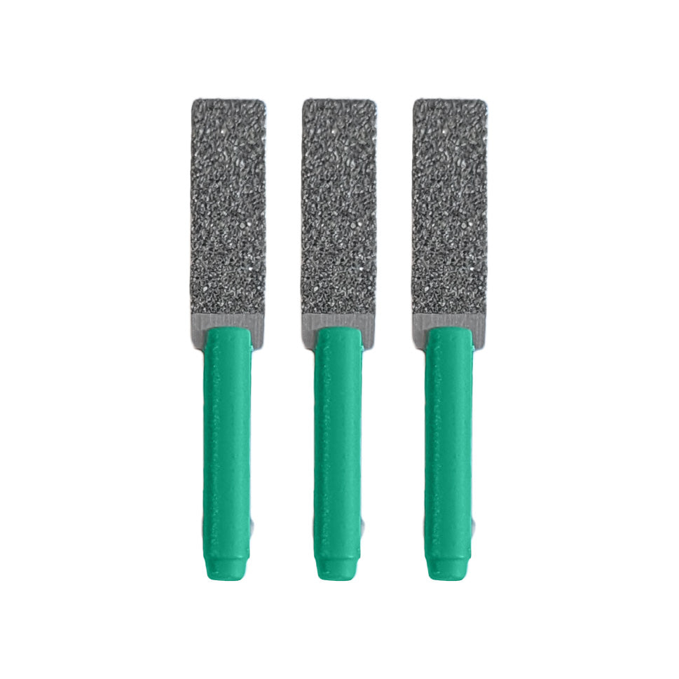 [241-0603] Mini-Filer Diamond Tips, 2mm Shank - Rectangle, D151 (Pkg. of 3)