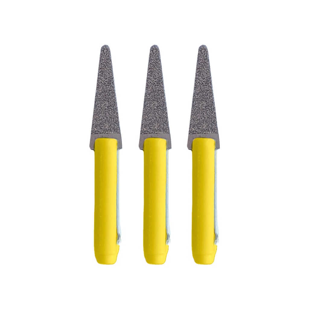 Mini-Filer Diamond Tips, 2mm Shank - Knife, D64 (Pkg. of 3)