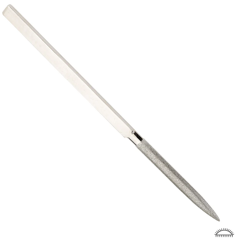 Gesswein® Half-Round 200 Grit Heavy-Duty Diamond Hand File