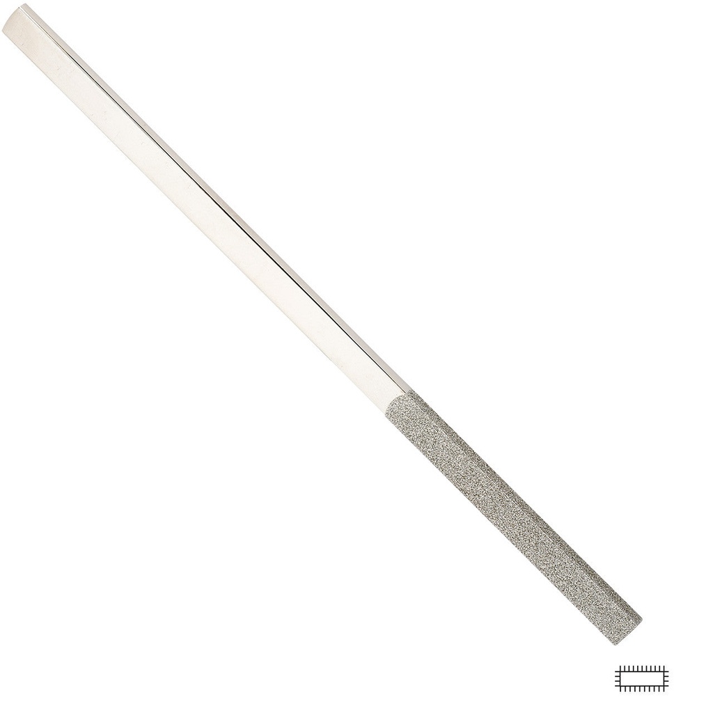 [241-0746] Gesswein® Equalling 100 Grit Heavy-Duty Diamond Hand File