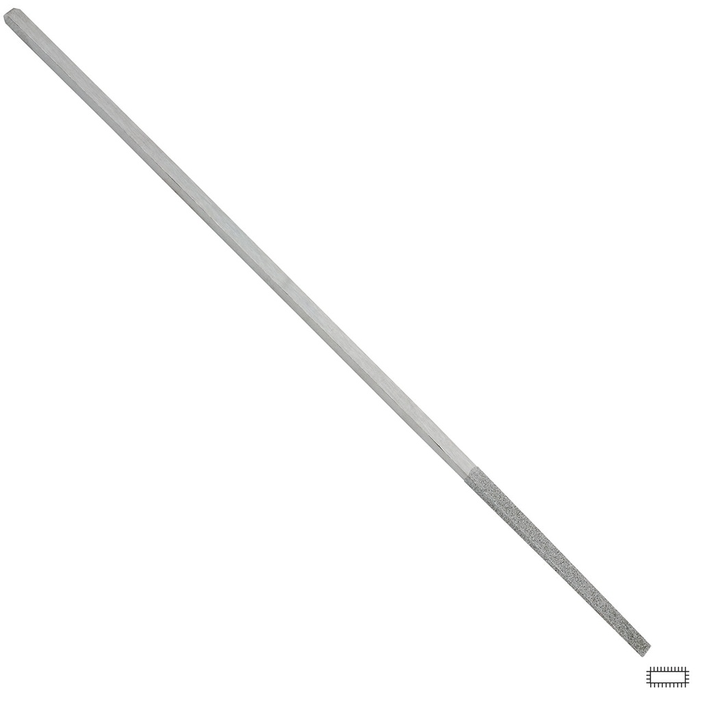 [241-0805] Gesswein®  Tapered Diamond Hand Files - 4mm 200 Grit