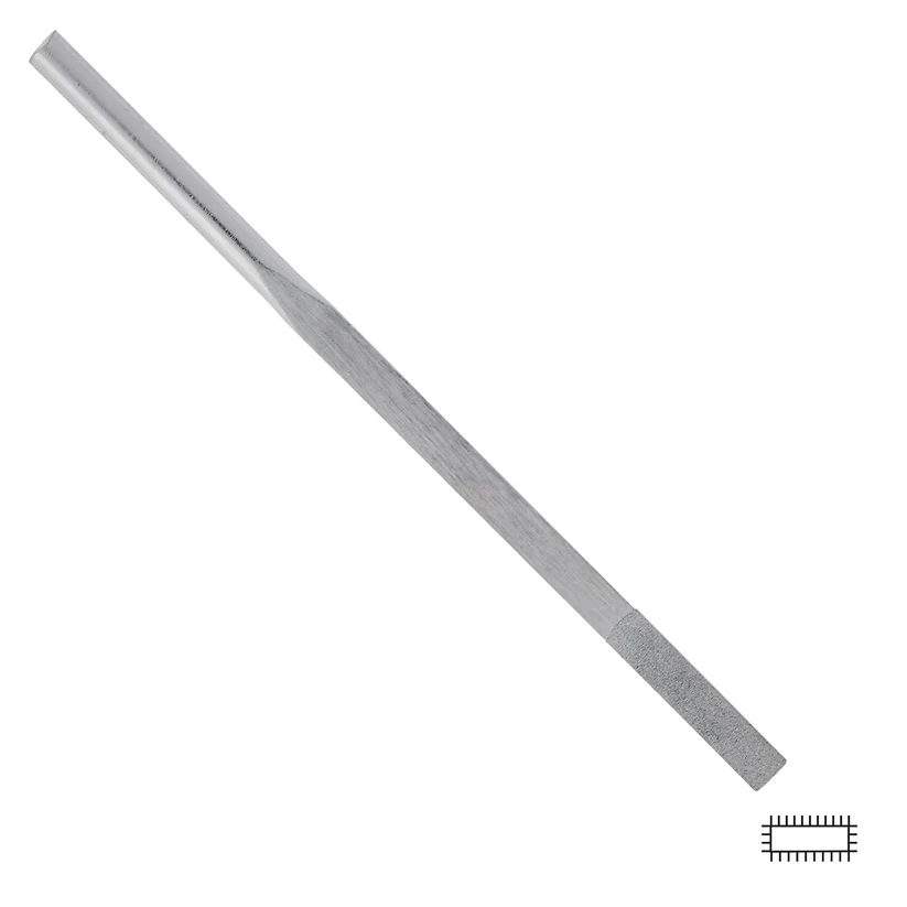 Gesswein® 3x72mm, 200 Grit, Tapered Diamond Poli File