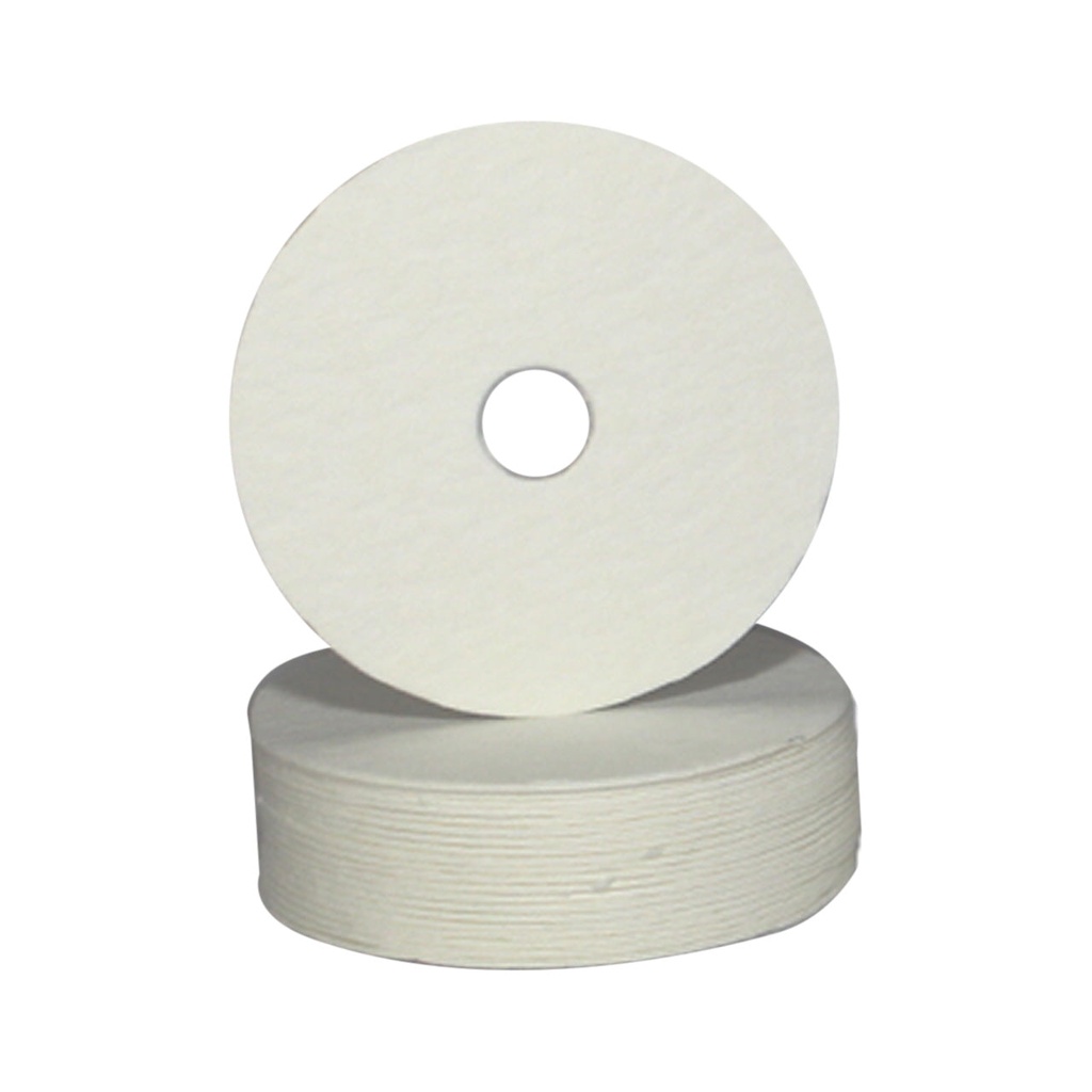 [260-0042] Non-Asbestos Round 4" Platinum Paper Bases (Pkg. of 20)