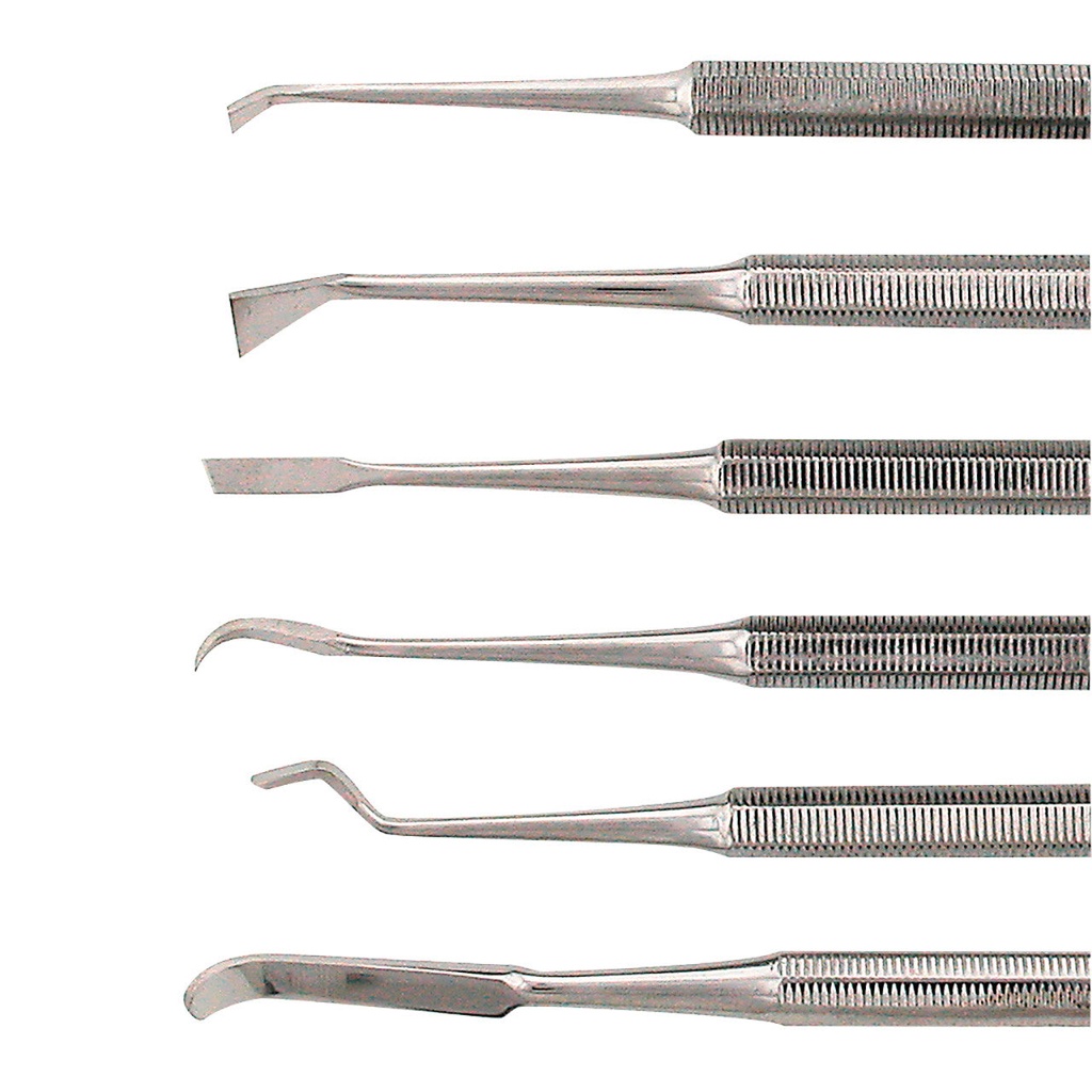 [260-2919] Sharp-Edge Wax Carvers - Set of 6