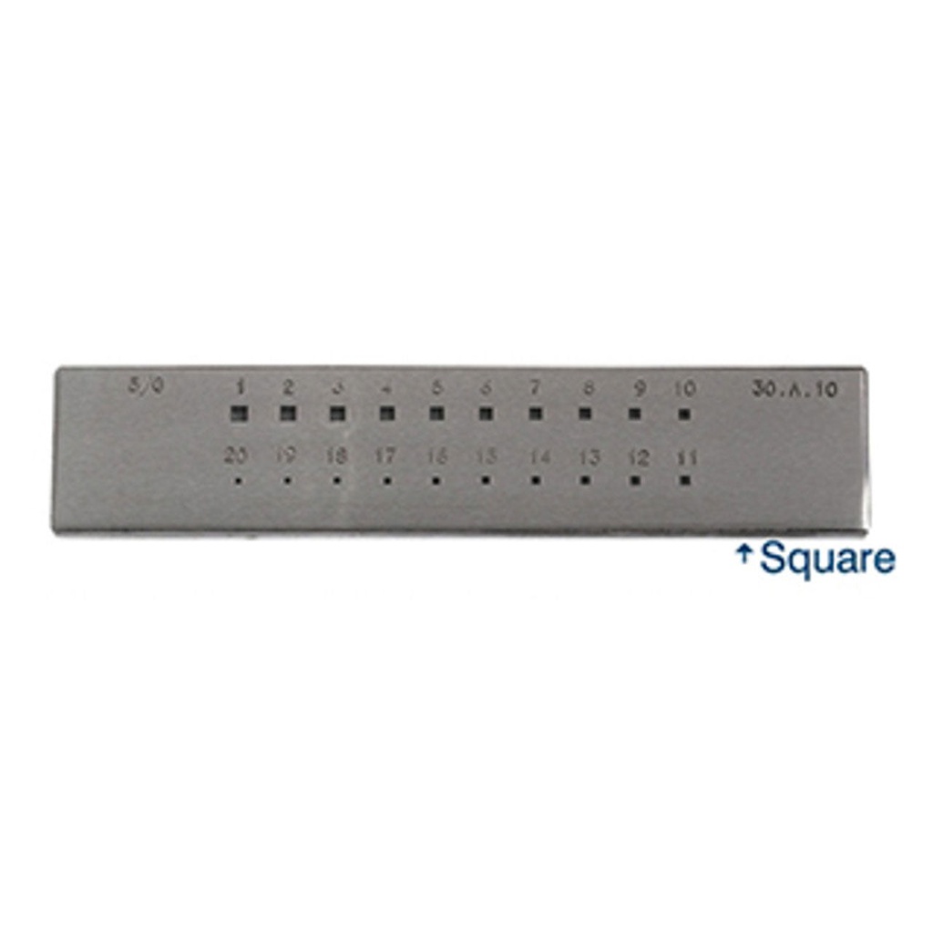 [268-1510] Steel Drawplate Square