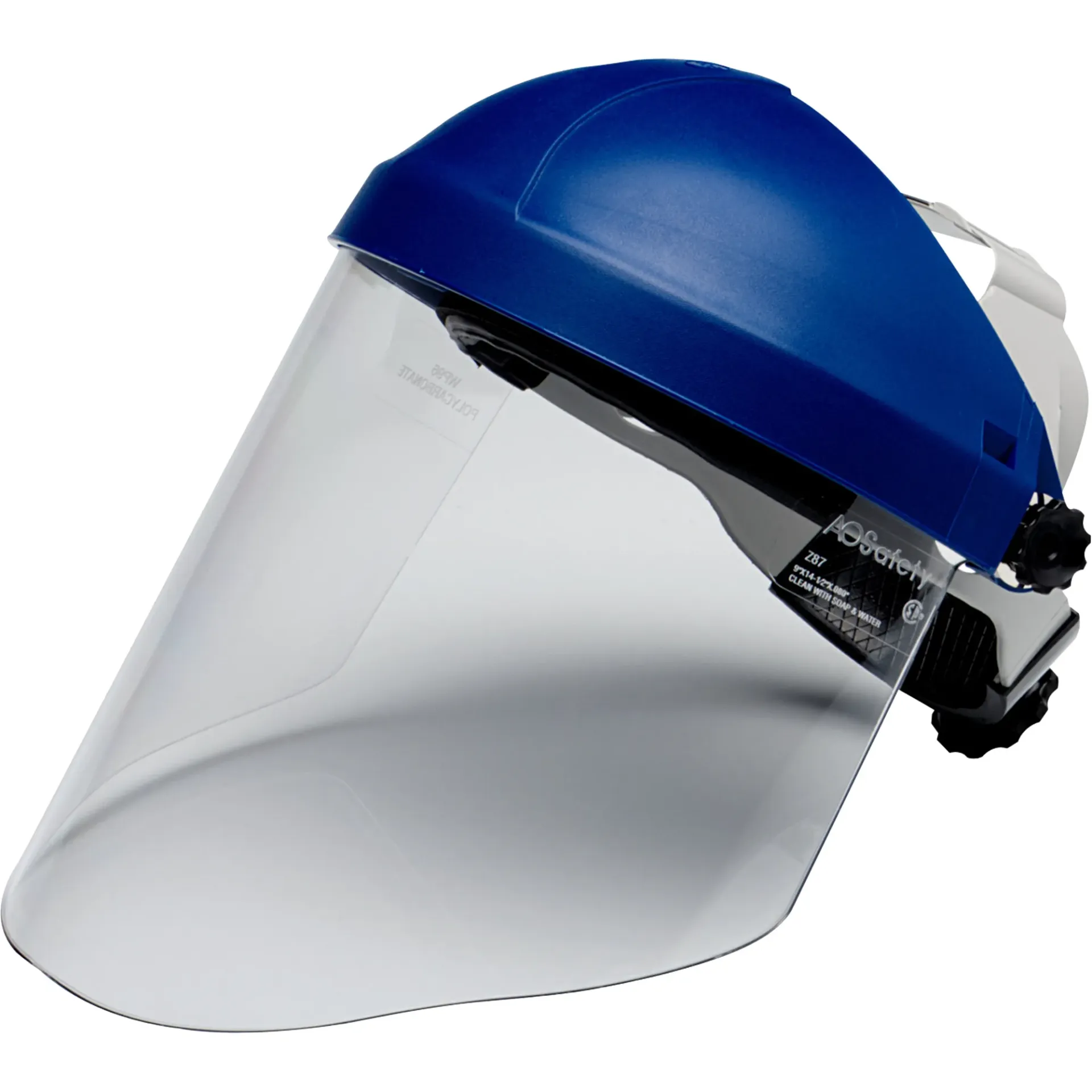 [270-0210] Ratchet Headgear with Polycarbonate Faceshield