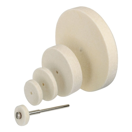 Hard Felt Wheels - 1/2" x 1/8"  (Pkg. of 12)