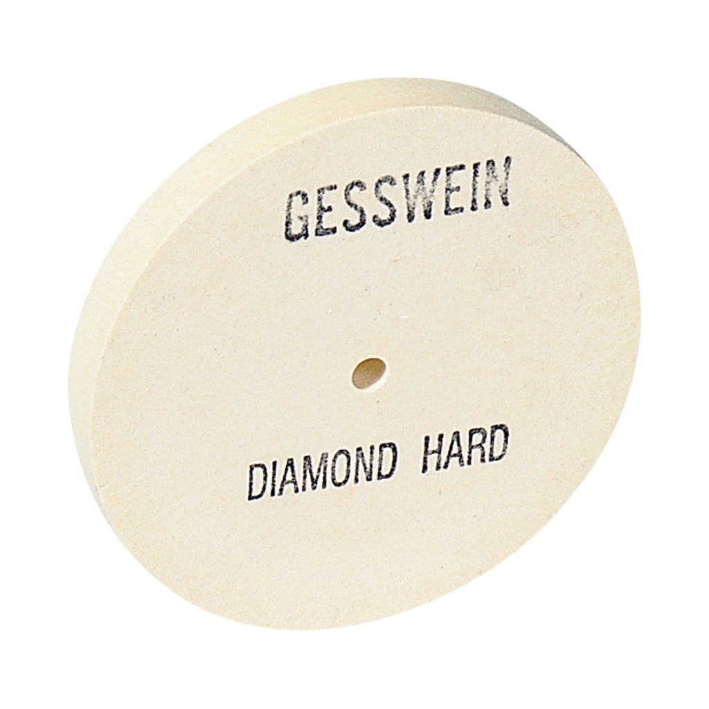 [284-6149] Diamond Hard 6" x 1/4" (1/4" AH) Felt Lap