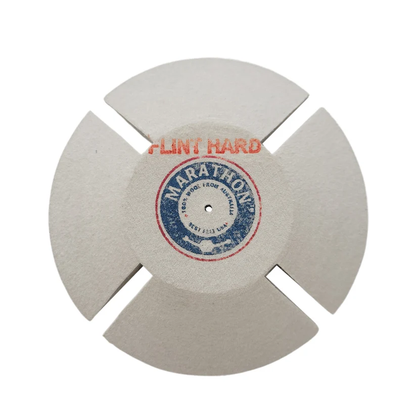 [285-4137] Marathon Split Lap 4x1/2" Flint-Hard Felt