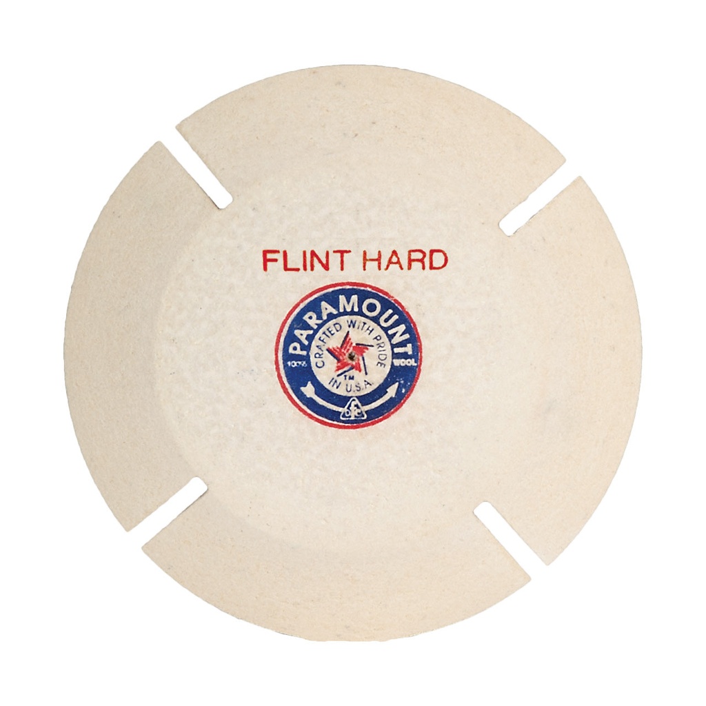 [285-6128] Paramount® Felt Split Lap 6" Flint-Hard